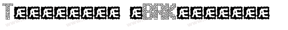 Tetricide (BRK)字体转换
